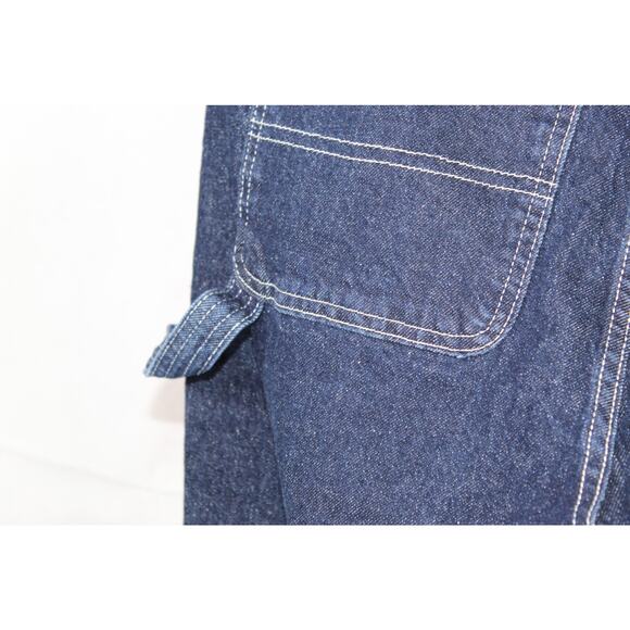 Wild Fable High Rise Straight Carpenter Coffin Dark Denim Jeans Whimsy Goth 12 - Picture 9 of 11